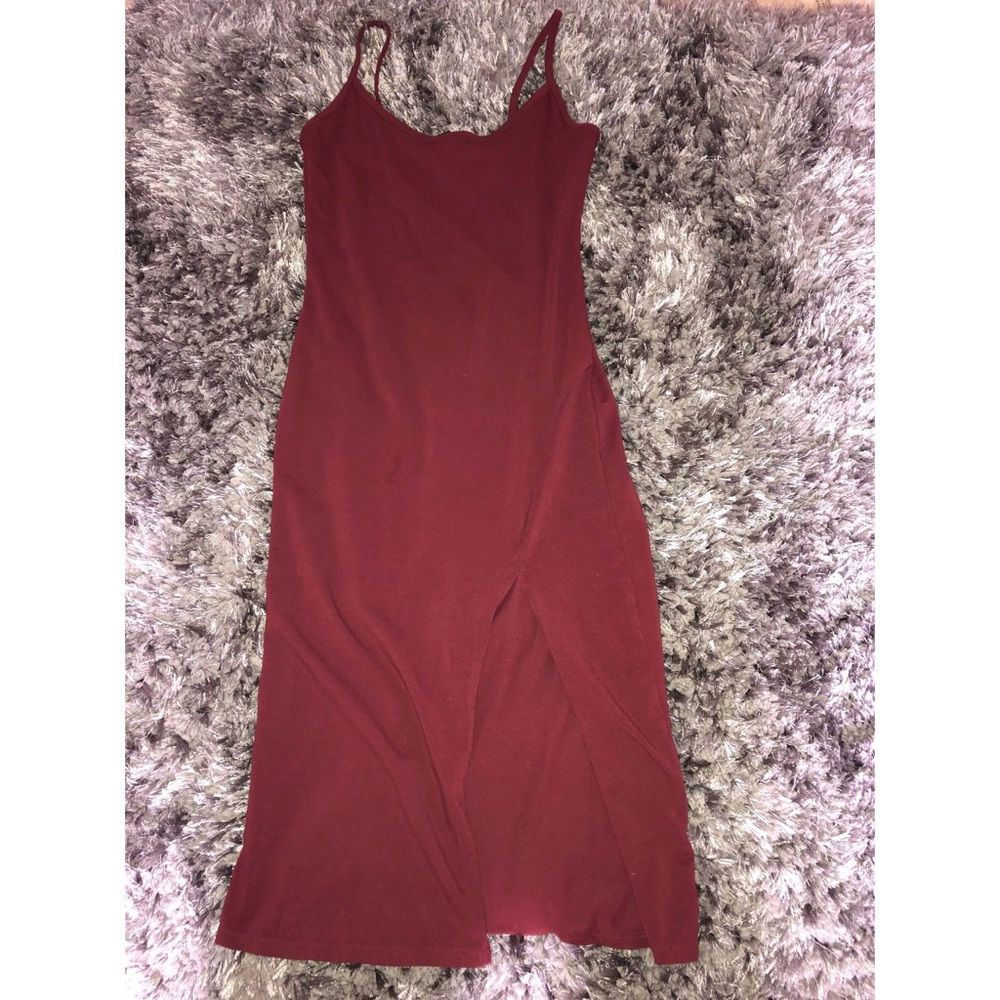 NEW forever 21 slit bodycon dress